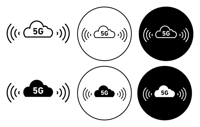 5G Symbol Icon vector