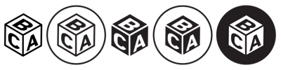 Abc Blocks Icon vector