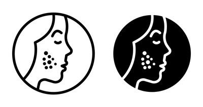 Acne Icon vector