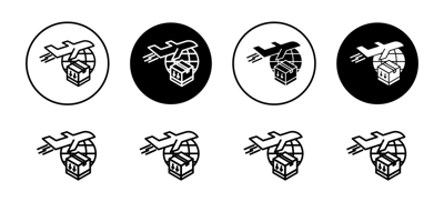 Air Delivery Icon vector