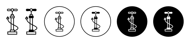 Air Pump Icon vector