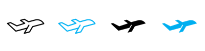 Airplane Icon vector