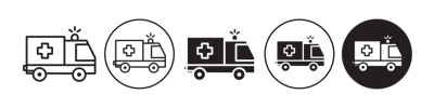 Ambulance Icon vector