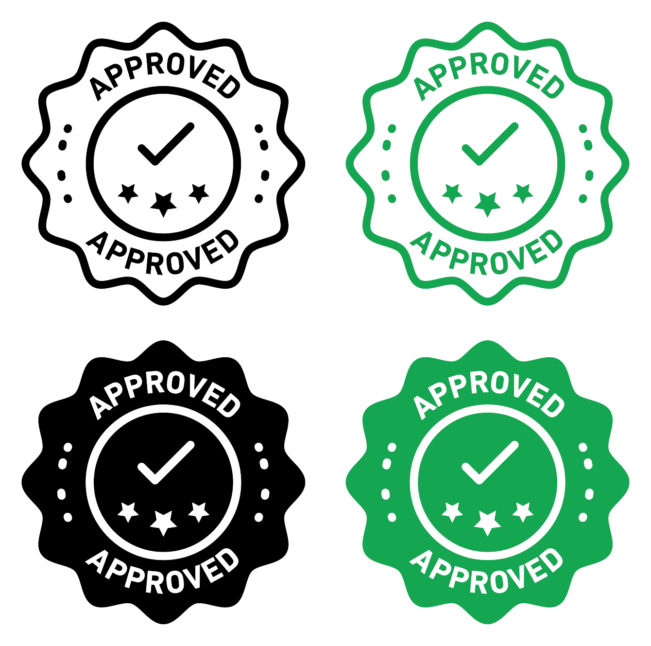 Approved Stamp Icon SVG