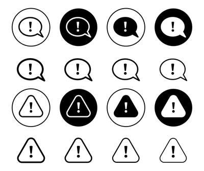 Attention Icon vector
