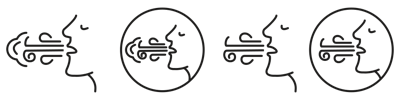 Bad Breathe Icon vector