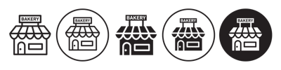 Bakery Icon vector