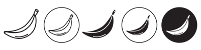 Banana Icon vector