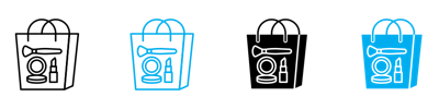 Beauty Shopping Icon vector