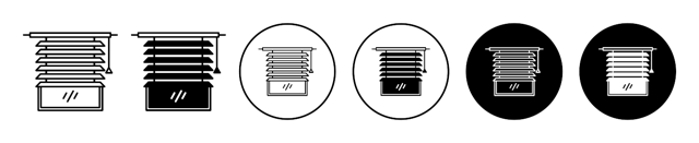 Blinds Icon vector