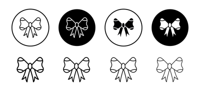 Bow Icon vector