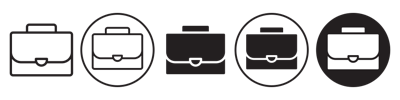 Briefcase Icon vector