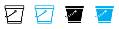Bucket Icon vector