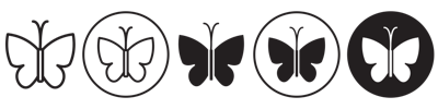 Butterfly Icon vector