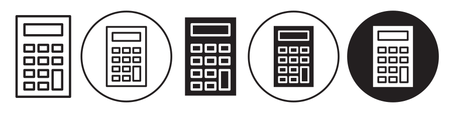 Calculator Icon SVG