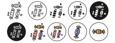 Candy Icon vector