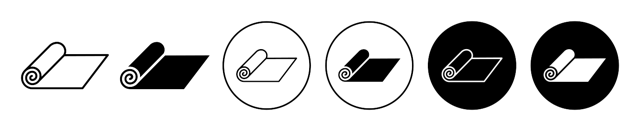 Carpet Roll Icon vector