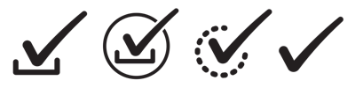 Check Mark Icon vector