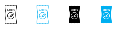 Chips Icon vector