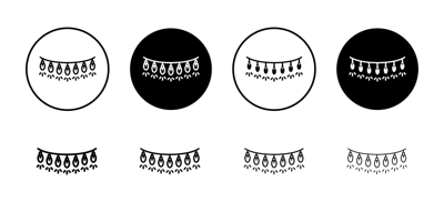 Christmas Light Icon vector