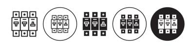 Circit Breaker Icon vector