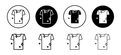 Clean Tshirt Icon vector
