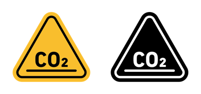 Co2 Warning Sign vector