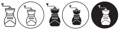 Coffee Grinder Icon vector