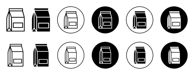 Coffee Package Icon vector
