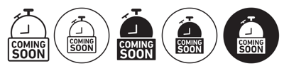 Coming Soon Icon vector