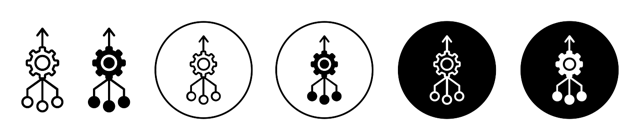 Consolidation Icon vector