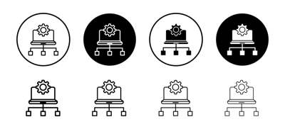 Content Management Icon vector
