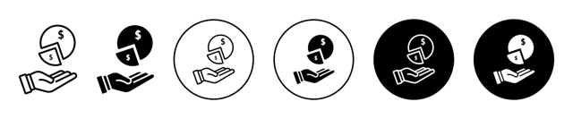 Contribution Icon vector