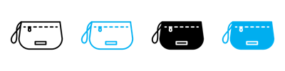 Cosmetic Bag Icon vector