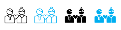 Couple Icon vector