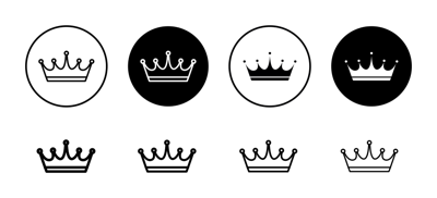 Crown Icon vector