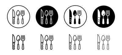 Cutlery Icon vector