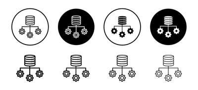 Data Mining Icon vector