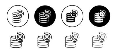 Data Processing Icon vector