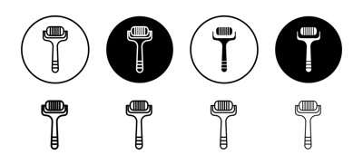 Derma Roller Icon vector