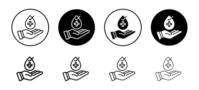 Dermatology Tested Icon vector