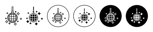 Disco Ball Icon vector