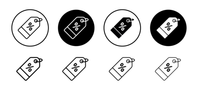 Discount Tag Icon vector