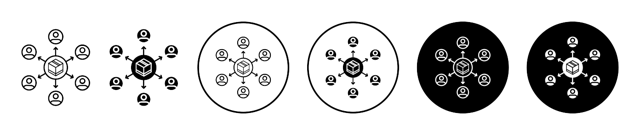 Distribution Channel Icon vector