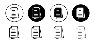 Document Icon vector