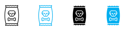 Dog Food Icon vector