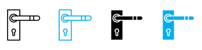 Door Handle Icon vector