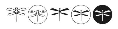Dragonfly Icon vector