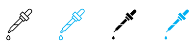 Dropper Pipette Icon vector
