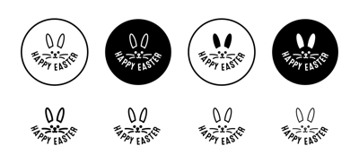 Easter Bunny Icon vector
